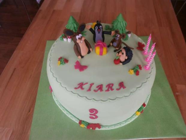 krtko a kamaráti, torta, Rozprávkové torty, lesajka, 1