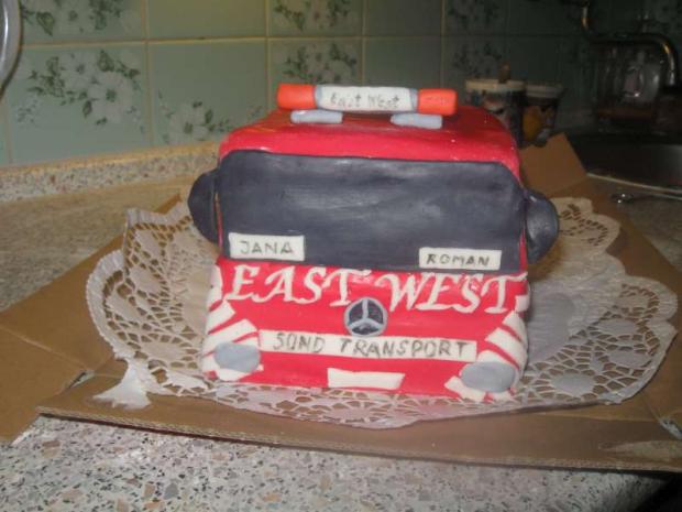 Ťahač I. , torta, Torty autíčka, vláčiky, anulkael, 1