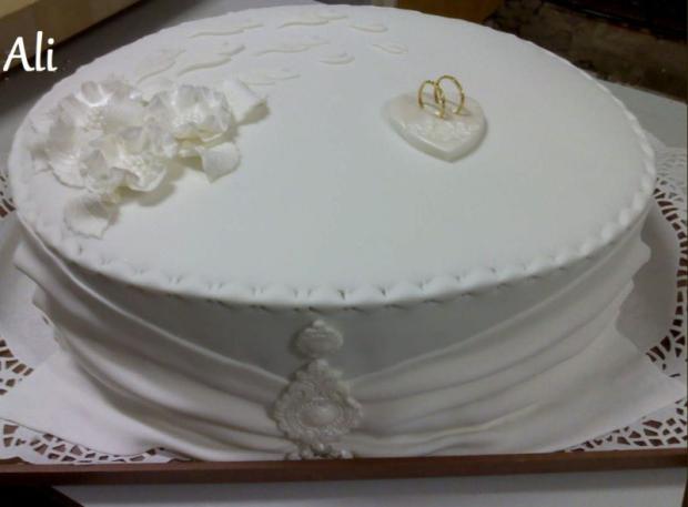 Svadobná - biela, torta, Svadobné torty Svadobná - biela, torta, Svadobné torty, Ali 80, 1