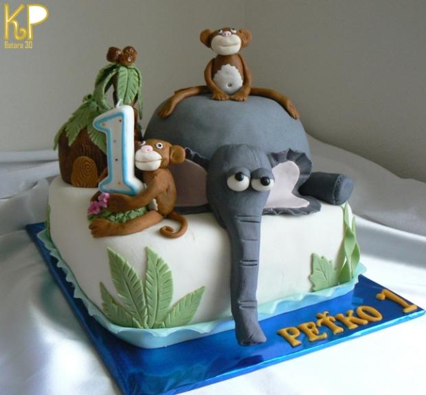 AFRIKA 2, torta, Torty so zvieratkami AFRIKA 2, torta, Torty so zvieratkami, batora30, 1