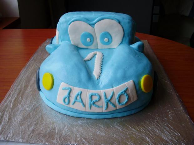 autíčko k 1. rôčiku, torta, Torty autíčka, vláčiky, mona20, 1