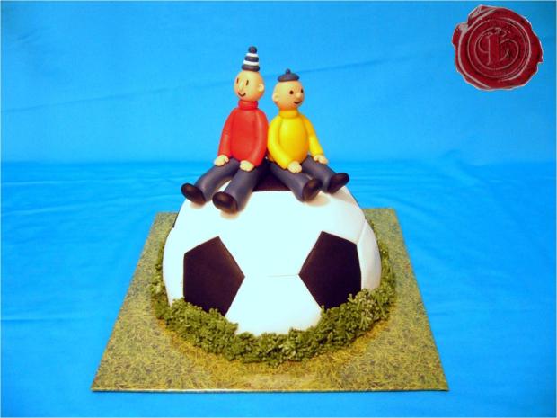 Pat a Mat na lopte, torta, Rozprávkové torty Pat a Mat na lopte, torta, Rozprávkové torty, lenkafab, 1