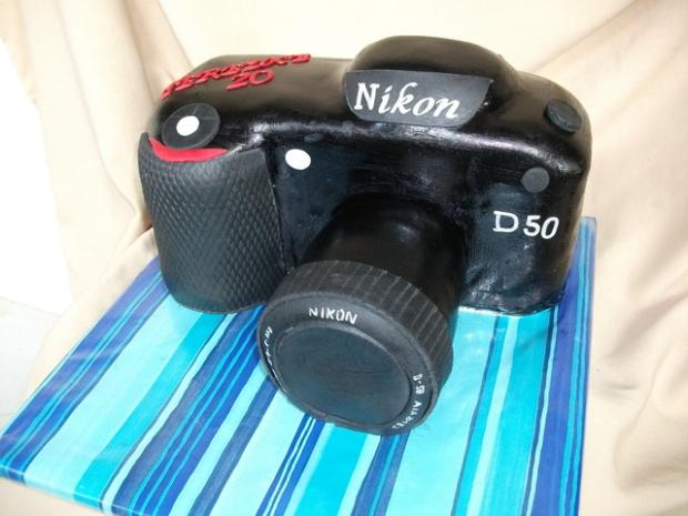 Fotoaparat Nikon, torta, Netradičné torty Fotoaparat Nikon, torta, Netradičné torty, Alenik, 1