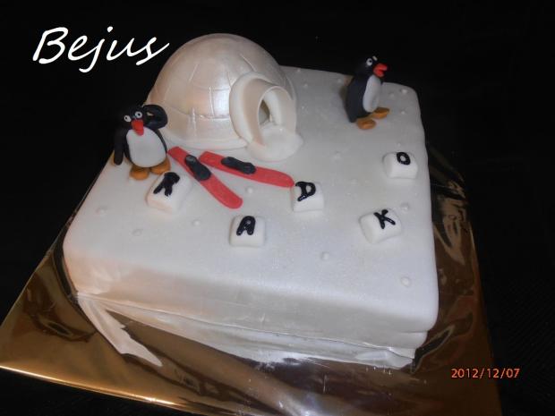 Pingu, torta, Rozprávkové torty, bejus, 1