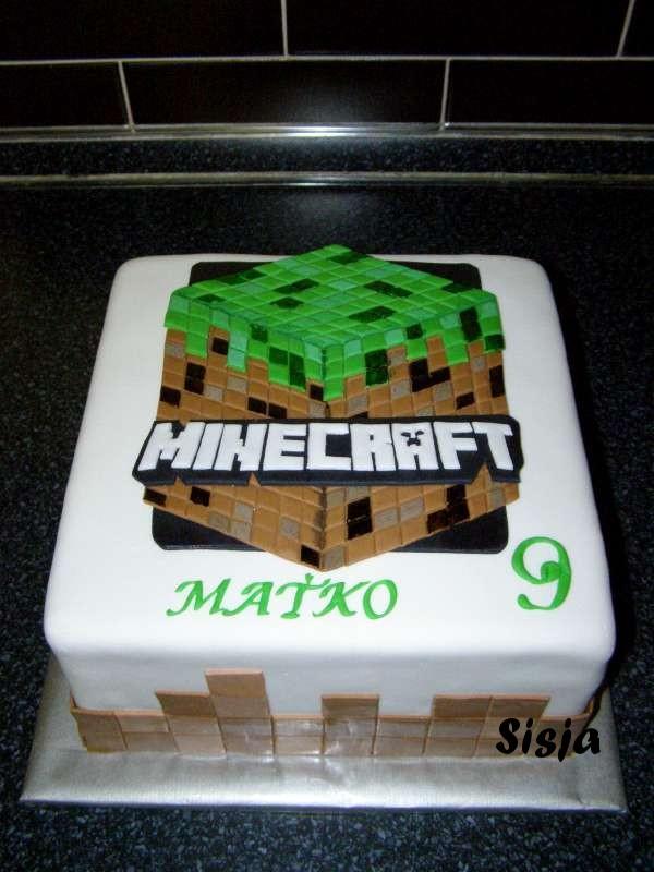 Minecraft, torta, Ostané torty pre deti Minecraft, torta, Ostané torty pre deti, Sisja, 1