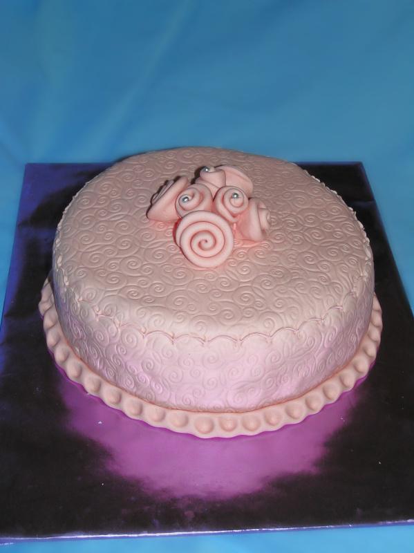 Ružová s ružičkami, torta Ružová s ružičkami, torta, Marcela_SNV, 1