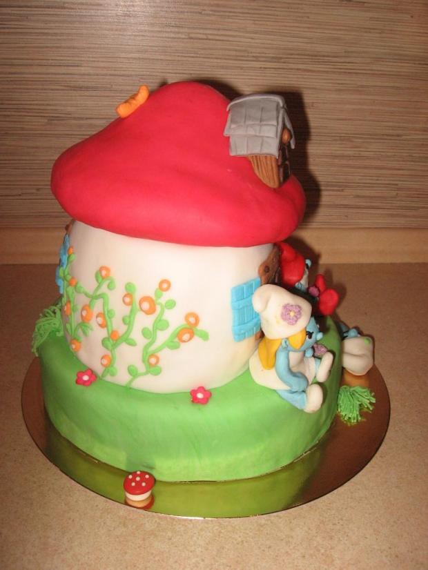 šmolkovia, torta, Rozprávkové torty, Torty-sladké mámenie, 1