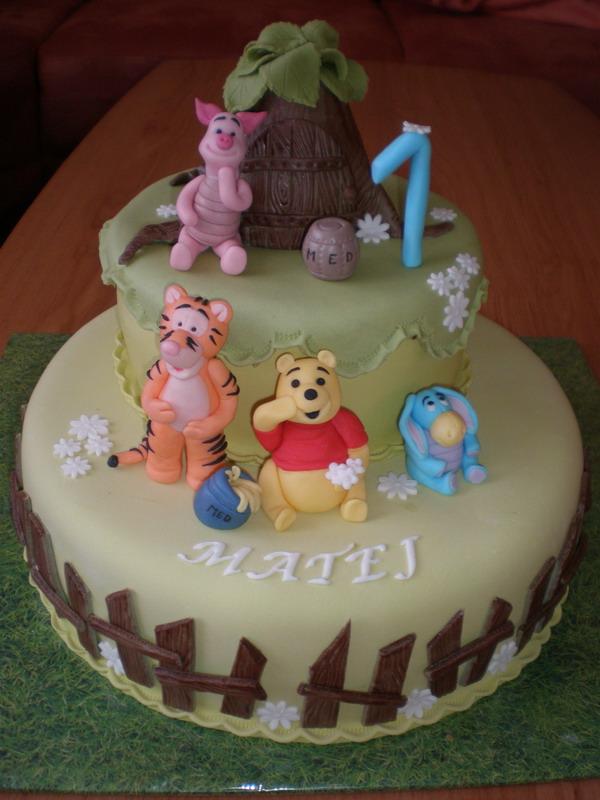 Macko Pu , torta, Rozprávkové torty Macko Pu , torta, Rozprávkové torty, valeria28, 1