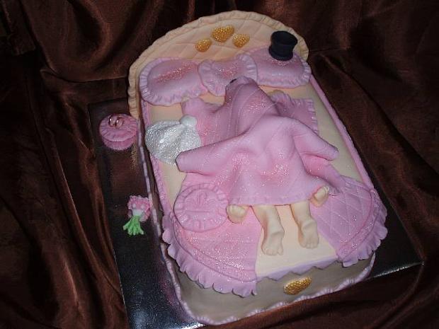 Svadobná posteľ, torta, Torty pre dospelých *, LHOLLA, 1