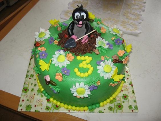 Krteček, torta, Rozprávkové torty, Veronika N., 1