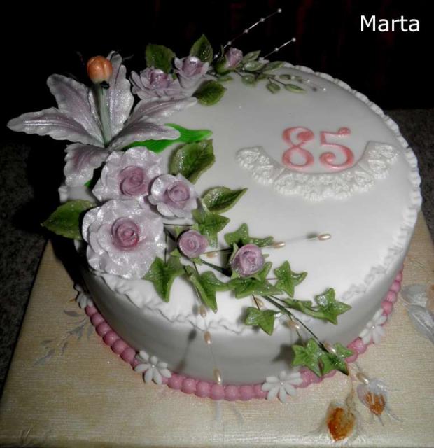 okrúhla 85, torta, Narodeninové torty okrúhla 85, torta, Narodeninové torty, martaK - MaM, 1