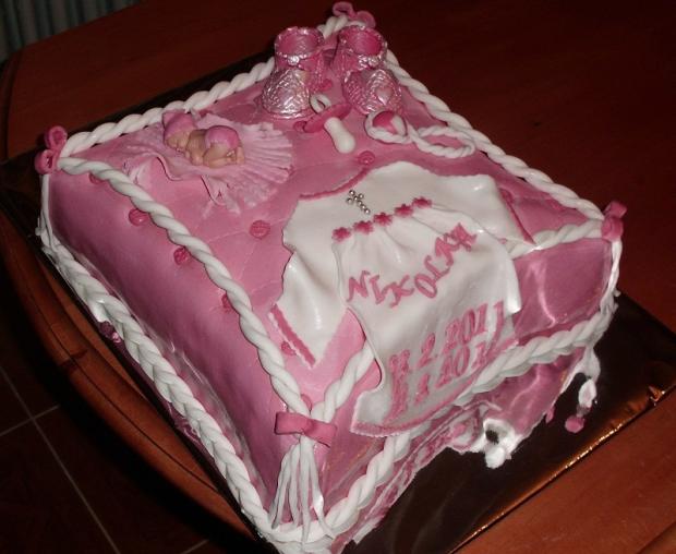 Na krstiny, torta, Torty na cirkevné sviatky, AnkaHanka, 1
