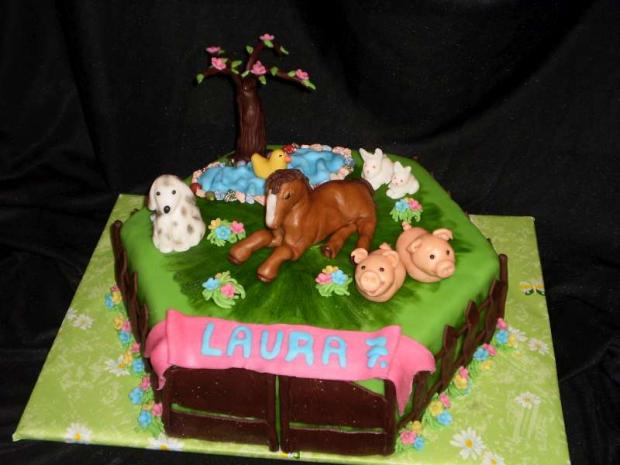 farma č.3, torta, Torty so zvieratkami farma č.3, torta, Torty so zvieratkami, akinom, 1