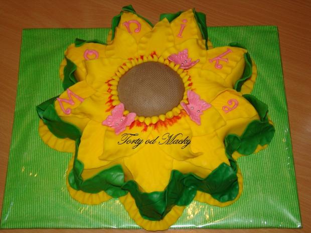 Slnečnica, torta, Narodeninové torty Slnečnica, torta, Narodeninové torty, Macka Stančíková, 1