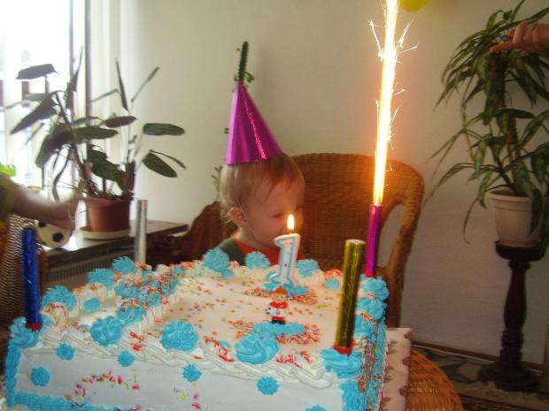 Brankova narodeninova torta s ohňostrojom, torta, Narodeninové torty, paulina2110, 1