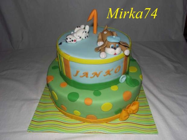 so psíkmi, torta, Torty so zvieratkami so psíkmi, torta, Torty so zvieratkami, Mirka74, 1