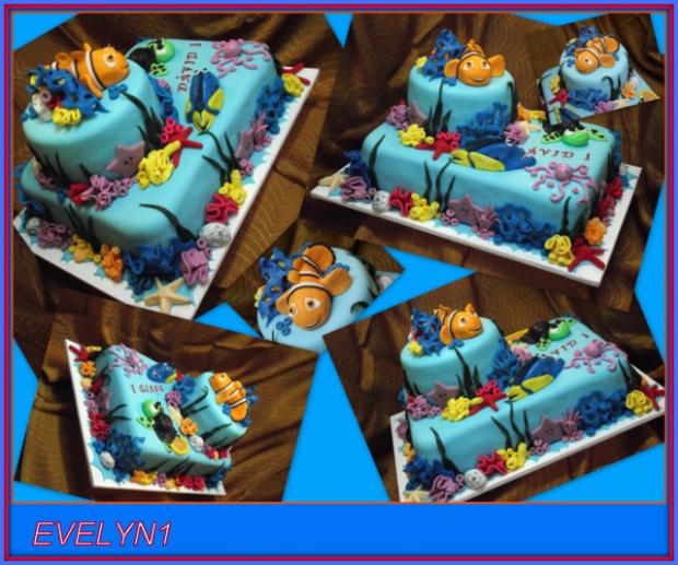 Nemo torta pre Davida - čokoládovo jahodová 9kg, torta, Rozprávkové torty Nemo torta pre Davida - čokoládovo jahodová 9kg, torta, Rozprávkové torty, evelyn1, 1
