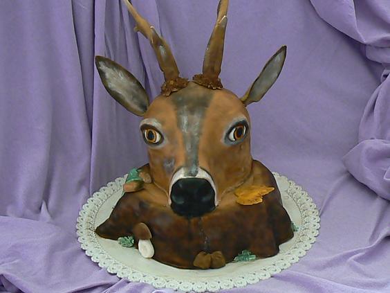 srnec, torta, Netradičné torty, katkakotruchova, 1