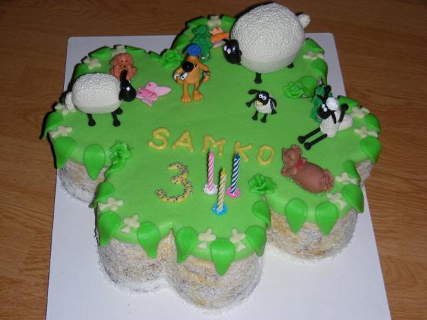 Štvorlístok a ovečka Shaun, torta, Ostané torty pre deti Štvorlístok a ovečka Shaun, torta, Ostané torty pre deti, evita16, 1