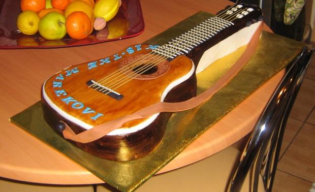 Gitara, torta, Netradičné torty Gitara, torta, Netradičné torty, matulko74, 1