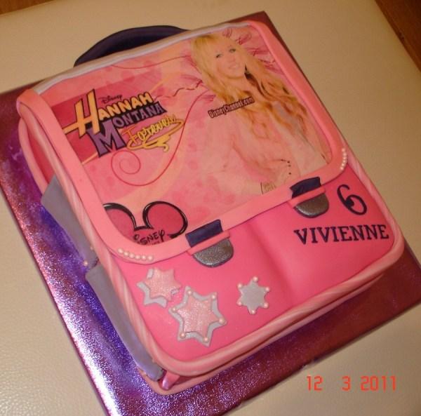 školská taška Hannah Montana, torta, Ostané torty pre deti školská taška Hannah Montana, torta, Ostané torty pre deti, norika1, 1