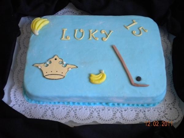 pre ďalšieho vnuka hokejistu, torta, Narodeninové torty, ludhes, 1