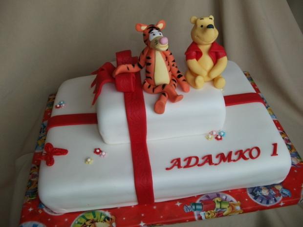 macko poo a tiger, torta, Rozprávkové torty macko poo a tiger, torta, Rozprávkové torty, Alenik, 1