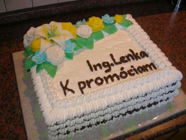 Penová- promócie, torta, Torty - škola, stužková, Petra PL, 1