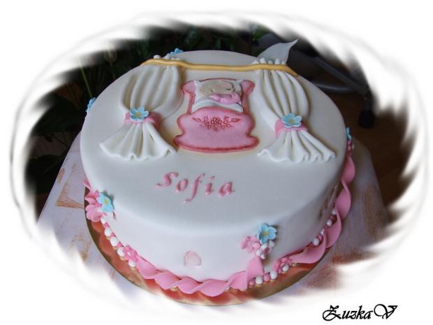 Sofia, torta, Torty na krstiny Sofia, torta, Torty na krstiny, ZuzkaV, 1