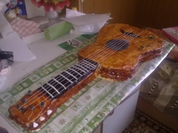 Gitara , torta, Narodeninové torty Gitara , torta, Narodeninové torty, Denda151, 1