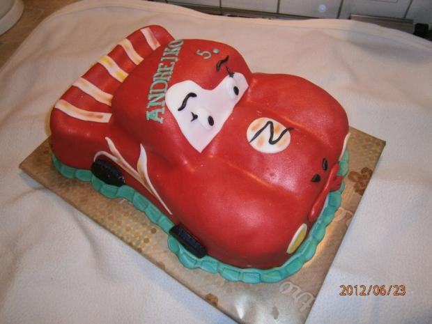 McQueen, torta, Torty autíčka, vláčiky, olinockaaa, 1