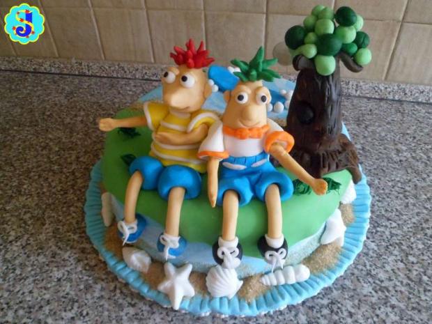 FINIAS A FERB, torta, Rozprávkové torty FINIAS A FERB, torta, Rozprávkové torty, Janka.S, 1