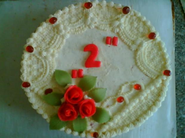 ananásový kruh, torta, Narodeninové torty, veo, 1