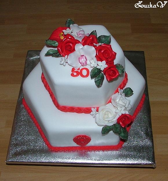 Narodeninová 50, torta, Narodeninové torty Narodeninová 50, torta, Narodeninové torty, ZuzkaV, 1