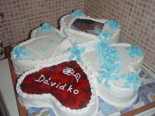 stvorlistok pre davidka, torta, Torty na cirkevné sviatky, bosorka, 1