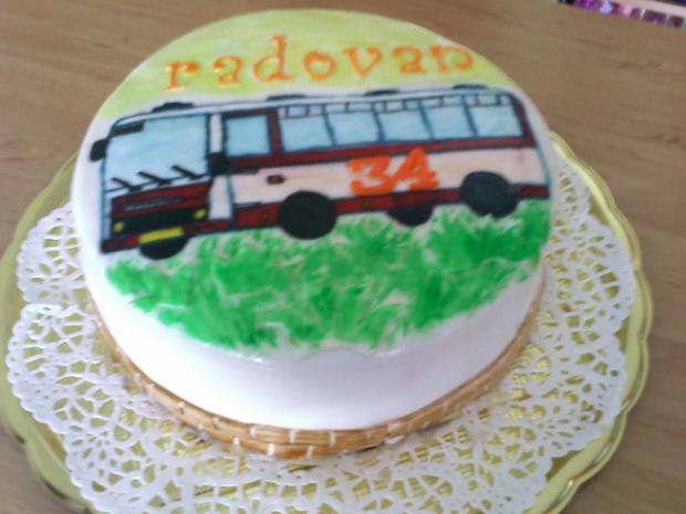 radkovi k 34 nar.-autobus, torta, Narodeninové torty, lubkarak, 1