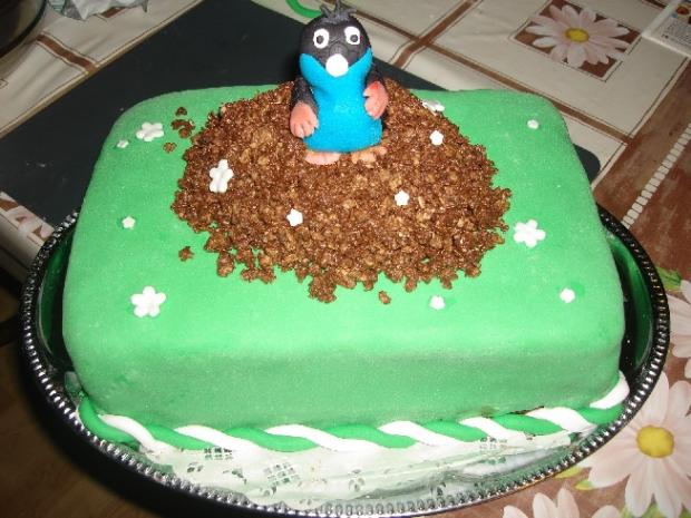 krtko na torte, torta, Torty so zvieratkami, ivusik10, 1
