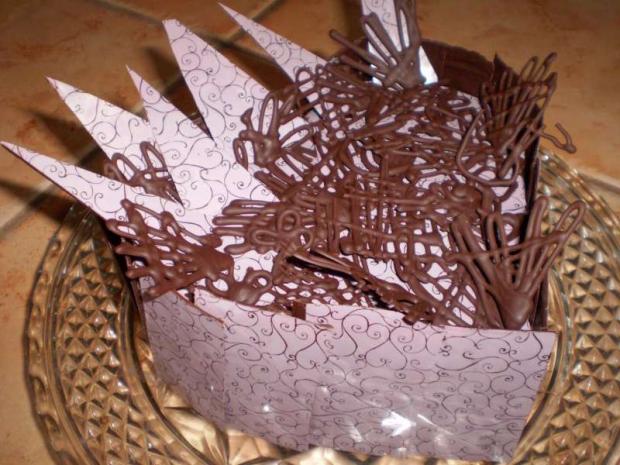 Prvý pokus s čokotransferom, torta, Čokoládové torty Prvý pokus s čokotransferom, torta, Čokoládové torty, blanche335, 1
