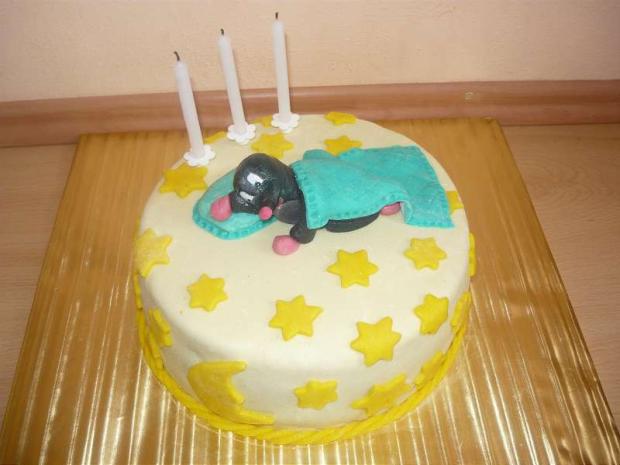 krtko na vankúšiku, torta, Rozprávkové torty, severinka, 1