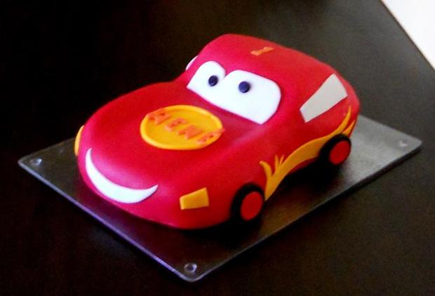 Mc Queen, torta, Torty autíčka, vláčiky, kacena666, 1