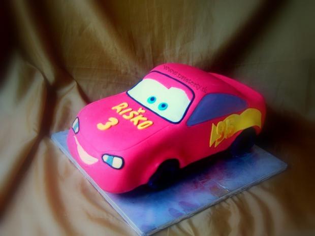 Mc qeen, torta, Torty autíčka, vláčiky, gitanka, 1