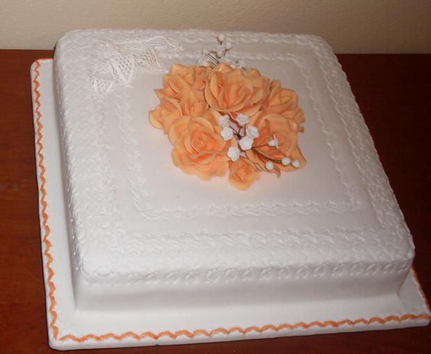 Svadobná s čipkou , torta, Svadobné torty Svadobná s čipkou , torta, Svadobné torty, mavera, 1