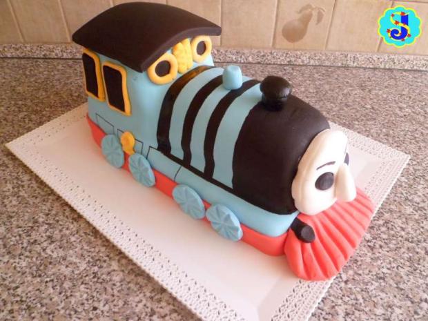 Vláčik Tomáš, torta, Torty autíčka, vláčiky Vláčik Tomáš, torta, Torty autíčka, vláčiky, Janka.S, 1