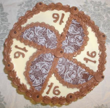 16te narodeniny, torta, Narodeninové torty, Roman1, 1