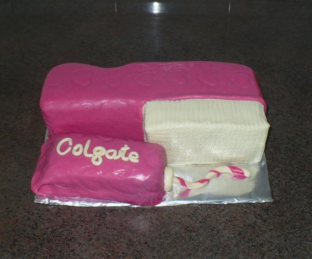 zubná kefka, torta, Netradičné torty, tortyjana, 1