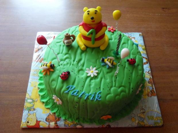 macko pu, torta, Rozprávkové torty, Julka2119, 1