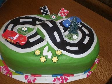autodráha s autičkami cars, torta, Torty autíčka, vláčiky autodráha s autičkami cars, torta, Torty autíčka, vláčiky, Ivka29, 1