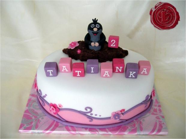 Krtko pre Tatianku, torta, Rozprávkové torty Krtko pre Tatianku, torta, Rozprávkové torty, lenkafab, 1