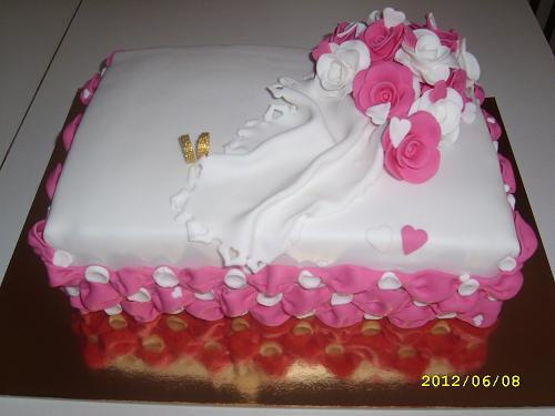 Svadobná, torta, Svadobné torty Svadobná, torta, Svadobné torty, lulinka033, 1