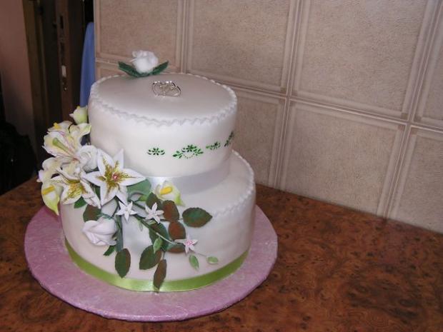 svadobná, torta, Svadobné torty svadobná, torta, Svadobné torty, Viera Mrvová, 1